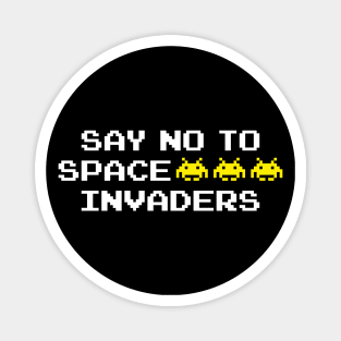 Say NO to Space Invaders Magnet